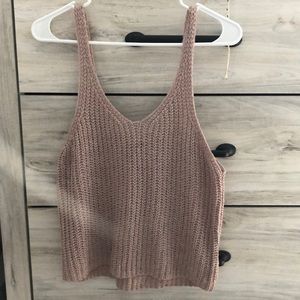 Knitted tank top